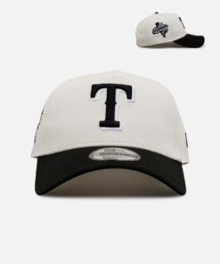 New Era Texas Rangers 'Chrome Black' 9FORTY A-Frame Snapback Chrome/Black