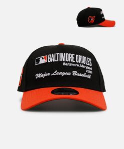 New Era Baltimore Orioles 'Workleague' 9FORTY A-Frame Snapback Black