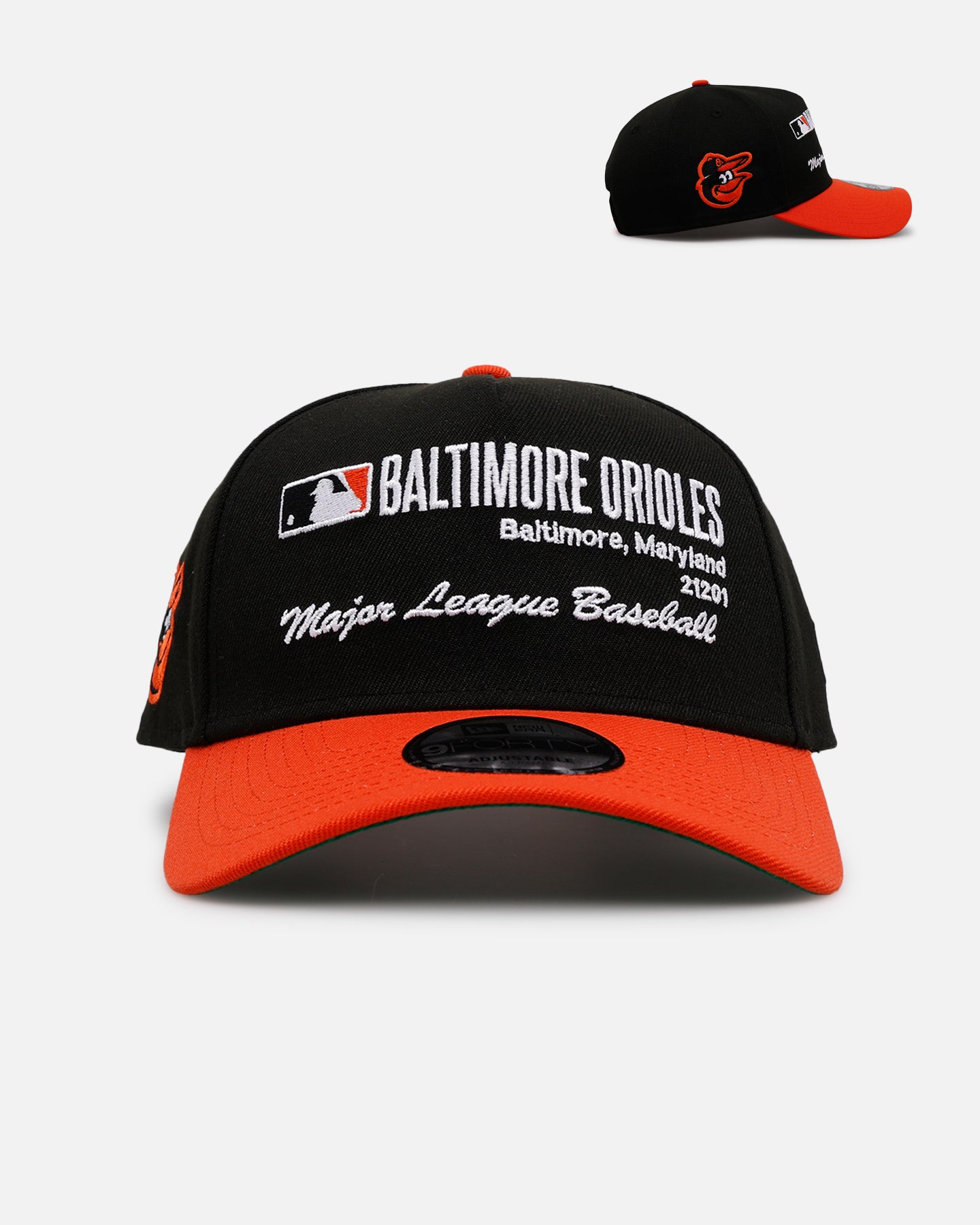 New Era Baltimore Orioles 'Workleague' 9FORTY A-Frame Snapback Black
