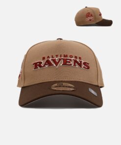 New Era Baltimore Ravens 'Thanksgiving Football' 9FORTY A-Frame Snapback Khaki