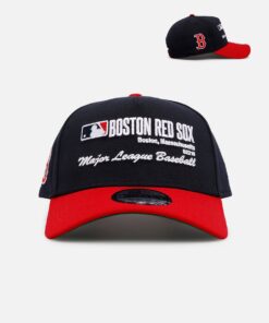 New Era Boston Red Sox 'Workleague' 9FORTY A-Frame Snapback Navy/Red