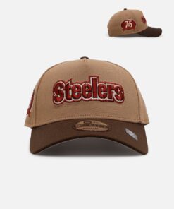 New Era Pittsburgh Steelers 'Thanksgiving Football' 9FORTY A-Frame Snapback Khaki