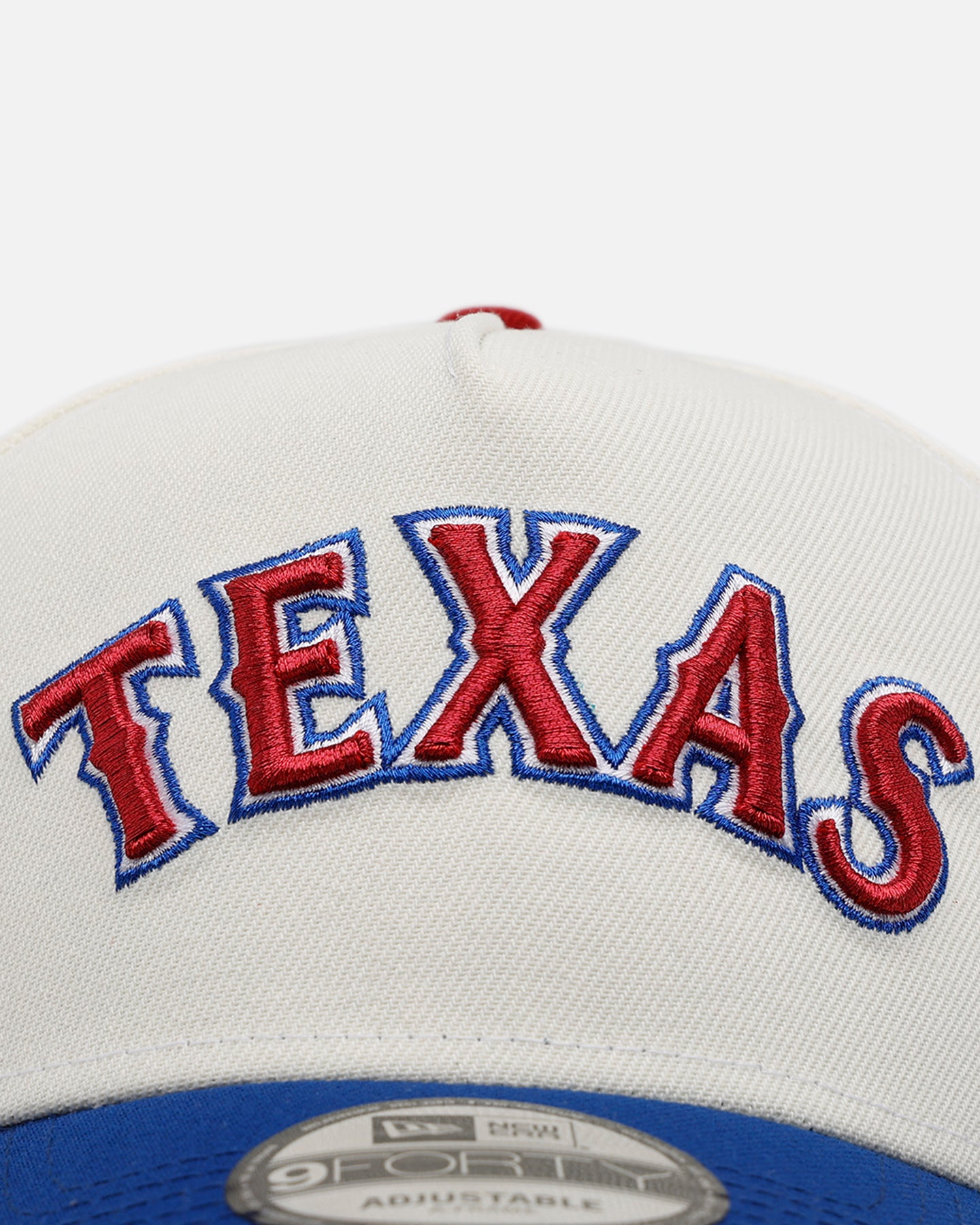 New Era Texas Rangers 'Chrome Metallic Wordmark' 9FORTY A-Frame Snapback Chrome