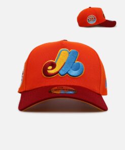 New Era Montreal Expos 'Horizon' 9FORTY A-Frame Snapback Orange