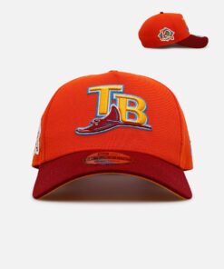 New Era Tampa Bay Rays 'Horizon' 9FORTY A-Frame Snapback Orange