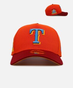 New Era Texas Rangers 'Horizon' 9FORTY A-Frame Snapback Orange