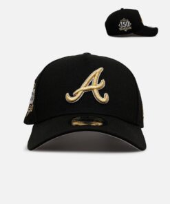 New Era Atlanta Braves 'New Year's Eve' 9FORTY A-Frame Snapback Gold/Silver
