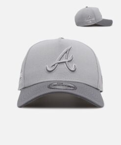 New Era Atlanta Braves 'Smoke' 9FORTY A-Frame Snapback Smoke