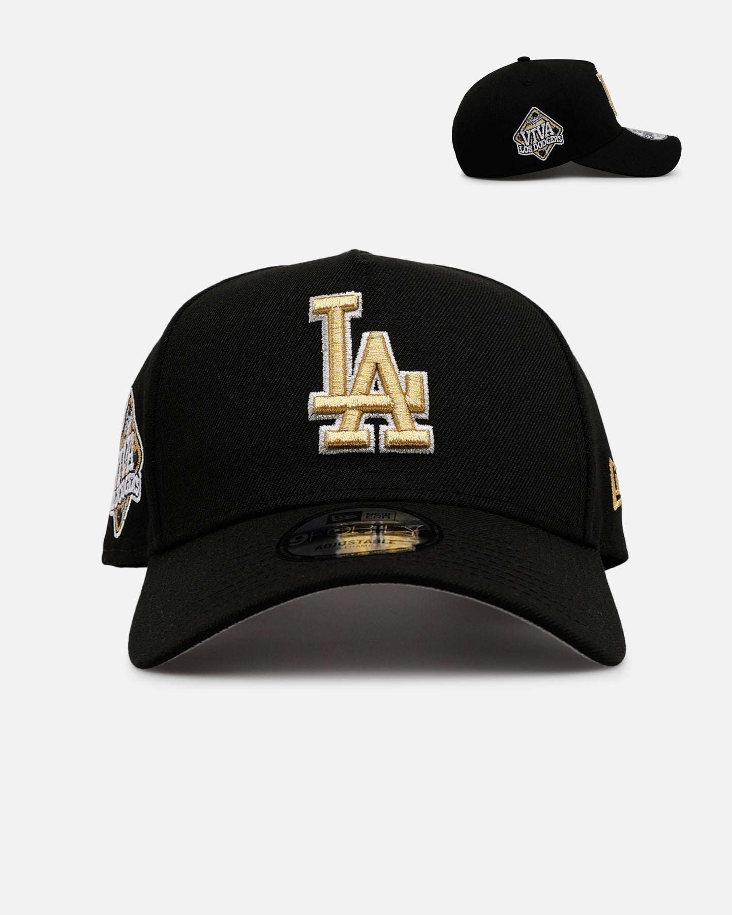 New Era Los Angeles Dodgers 'New Year's Eve' 9FORTY A-Frame Snapback Gold/Silver