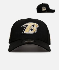 New Era Baltimore Ravens 'New Year's Eve' 9FORTY A-Frame Snapback Gold/Silver