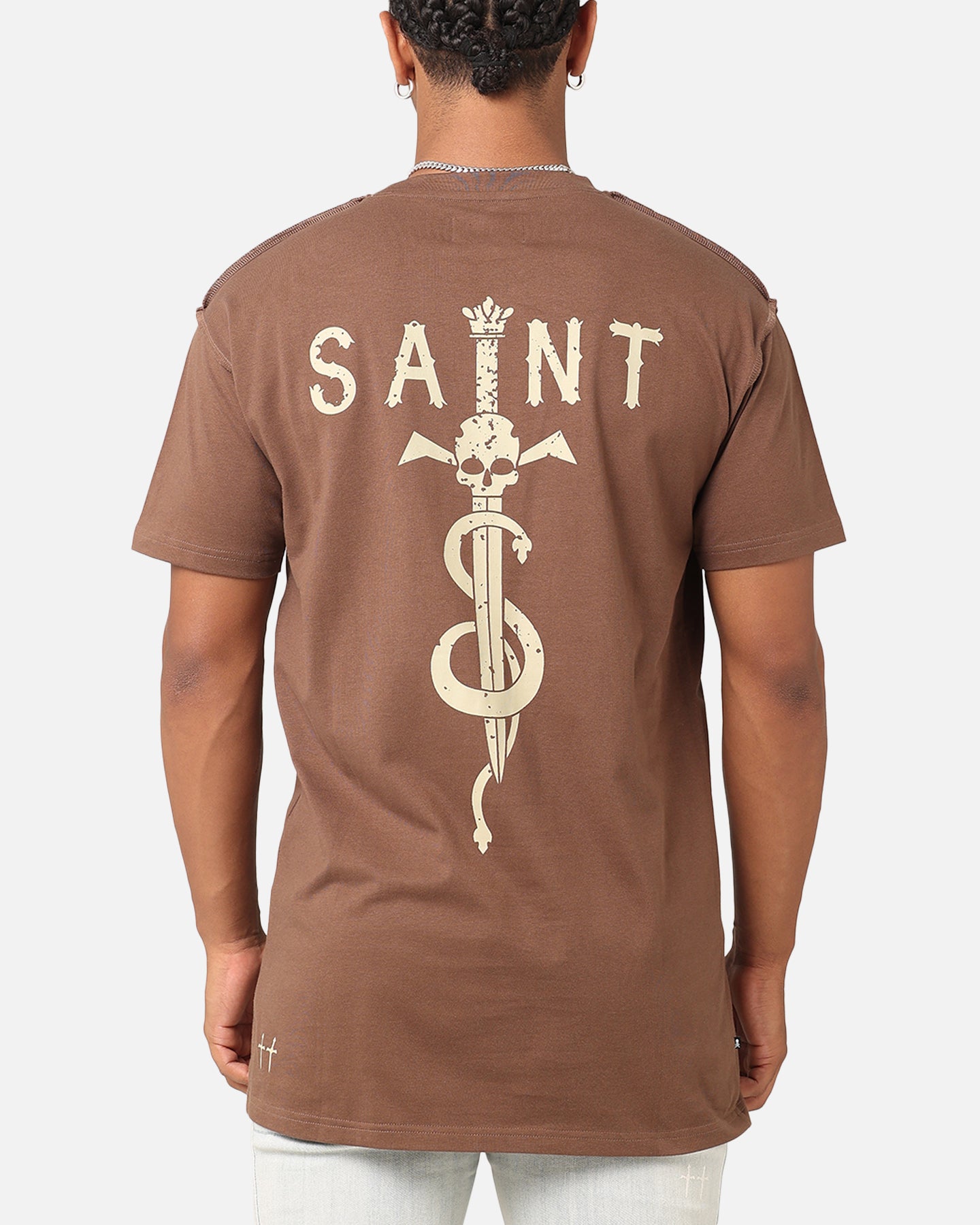 Saint Morta Daggers Lafayette T-Shirt Brown/Tan