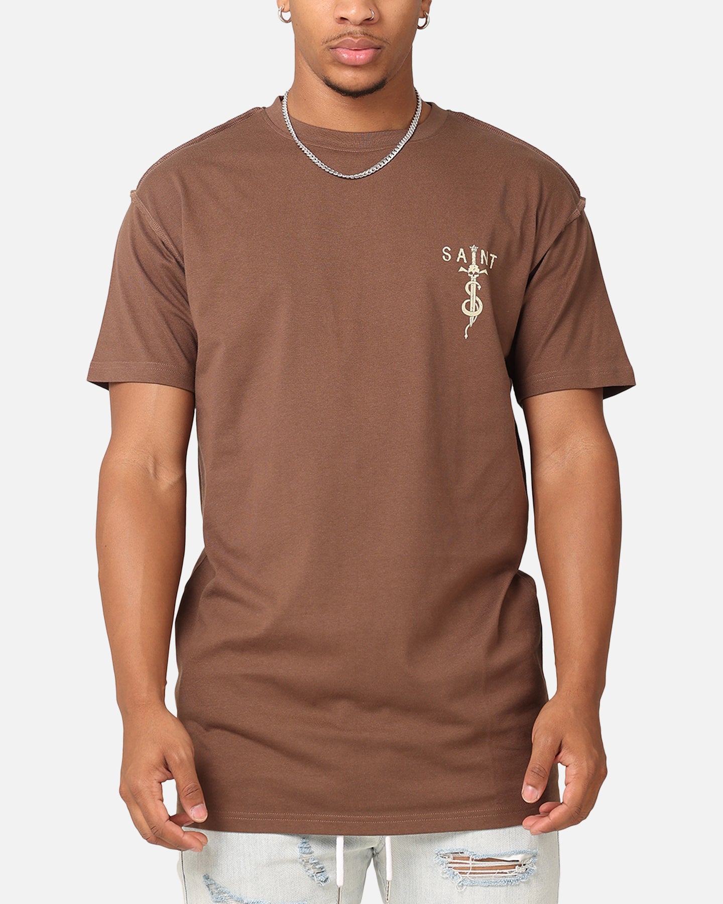 Saint Morta Daggers Lafayette T-Shirt Brown/Tan