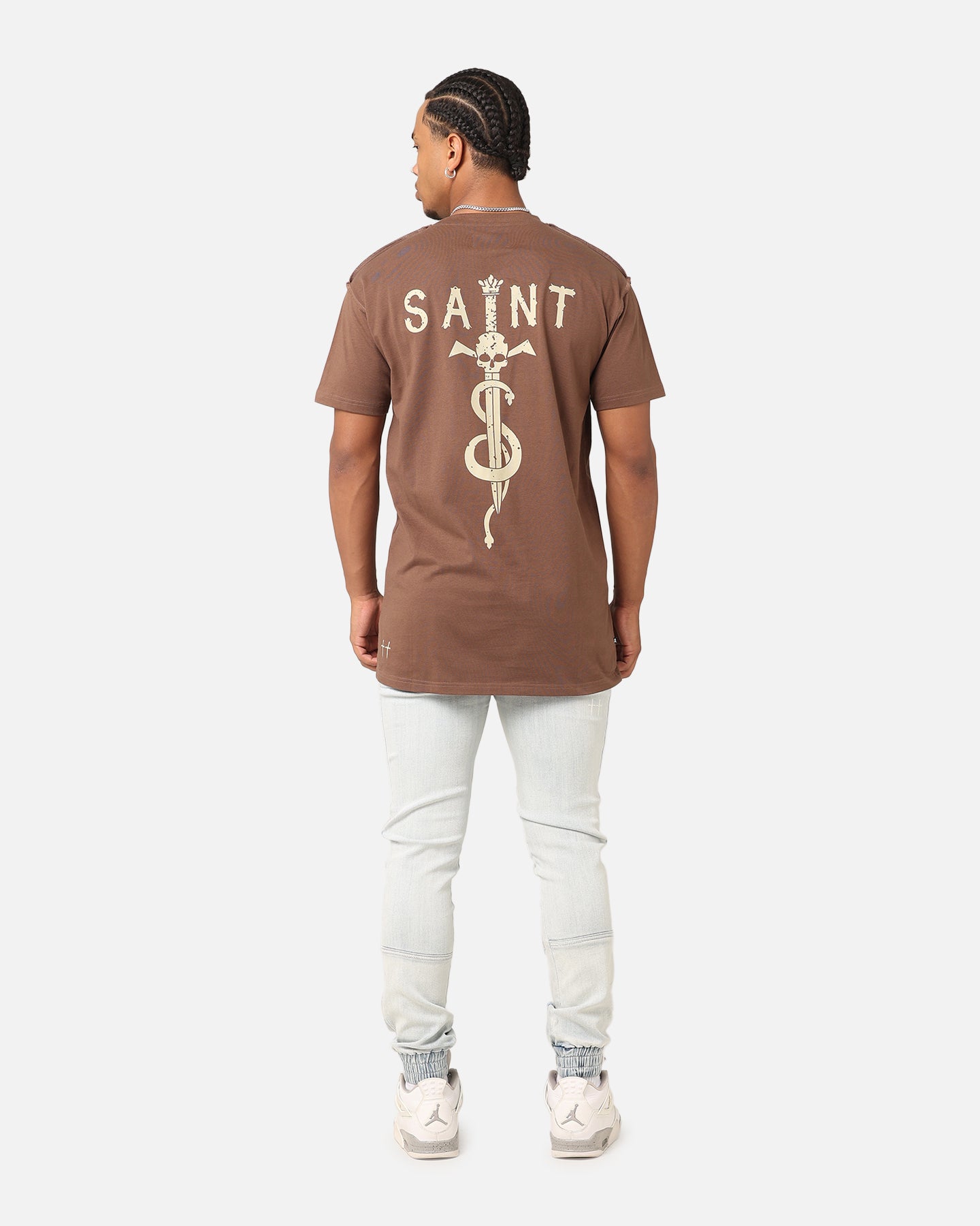 Saint Morta Daggers Lafayette T-Shirt Brown/Tan