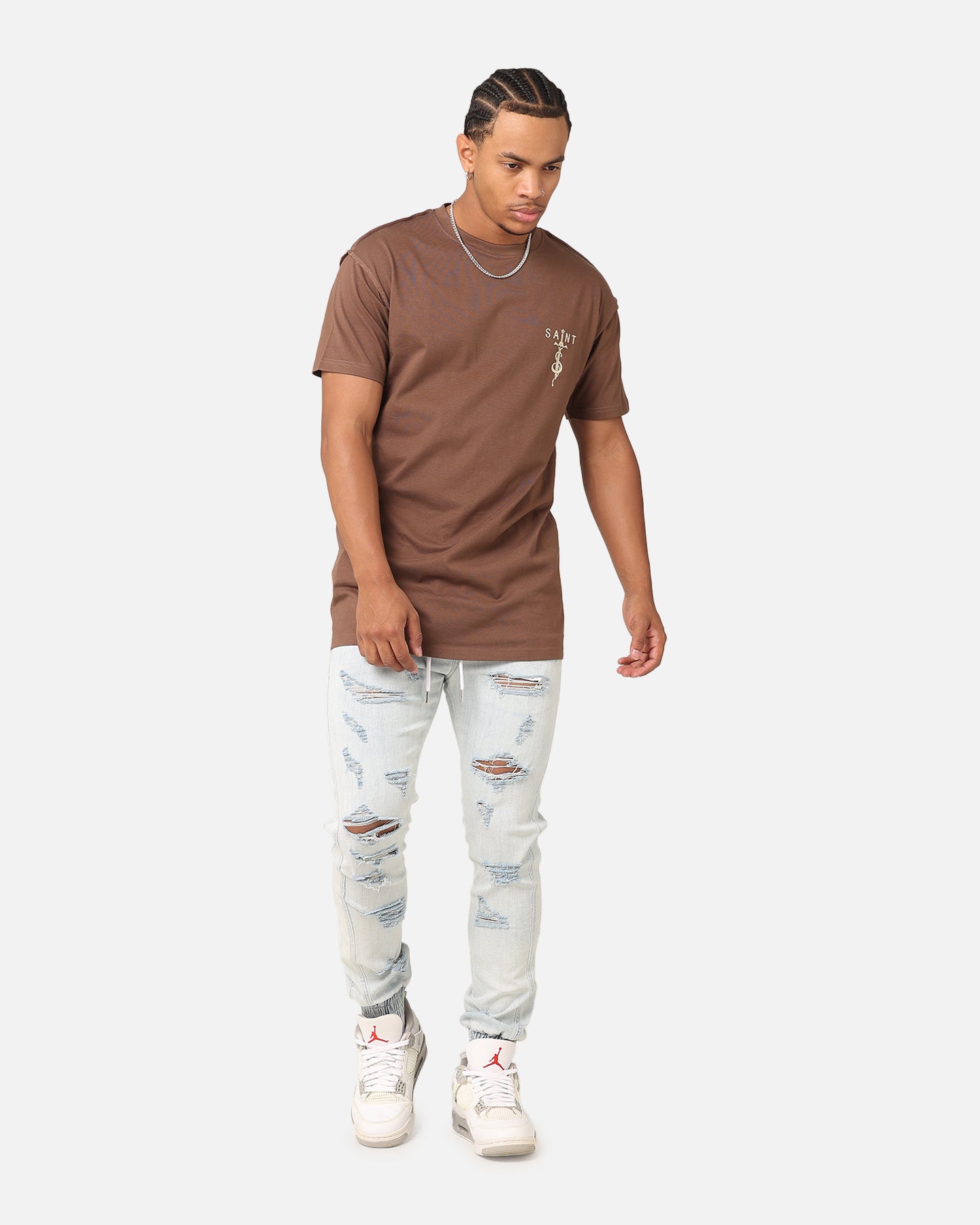Saint Morta Daggers Lafayette T-Shirt Brown/Tan
