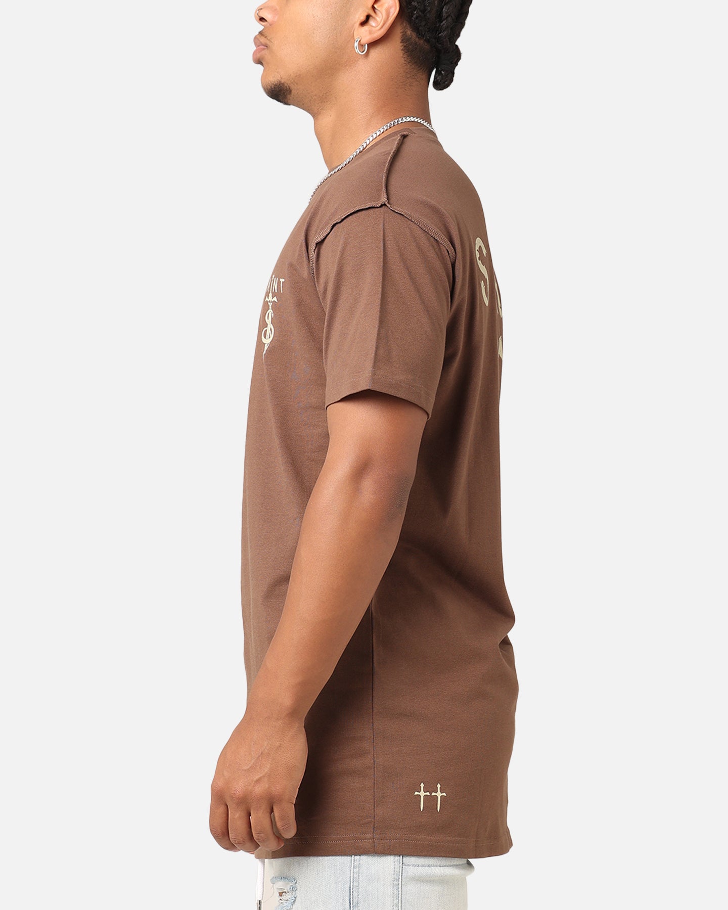 Saint Morta Daggers Lafayette T-Shirt Brown/Tan