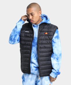 Ellesse Bardy Padded Gillet Jacket Black