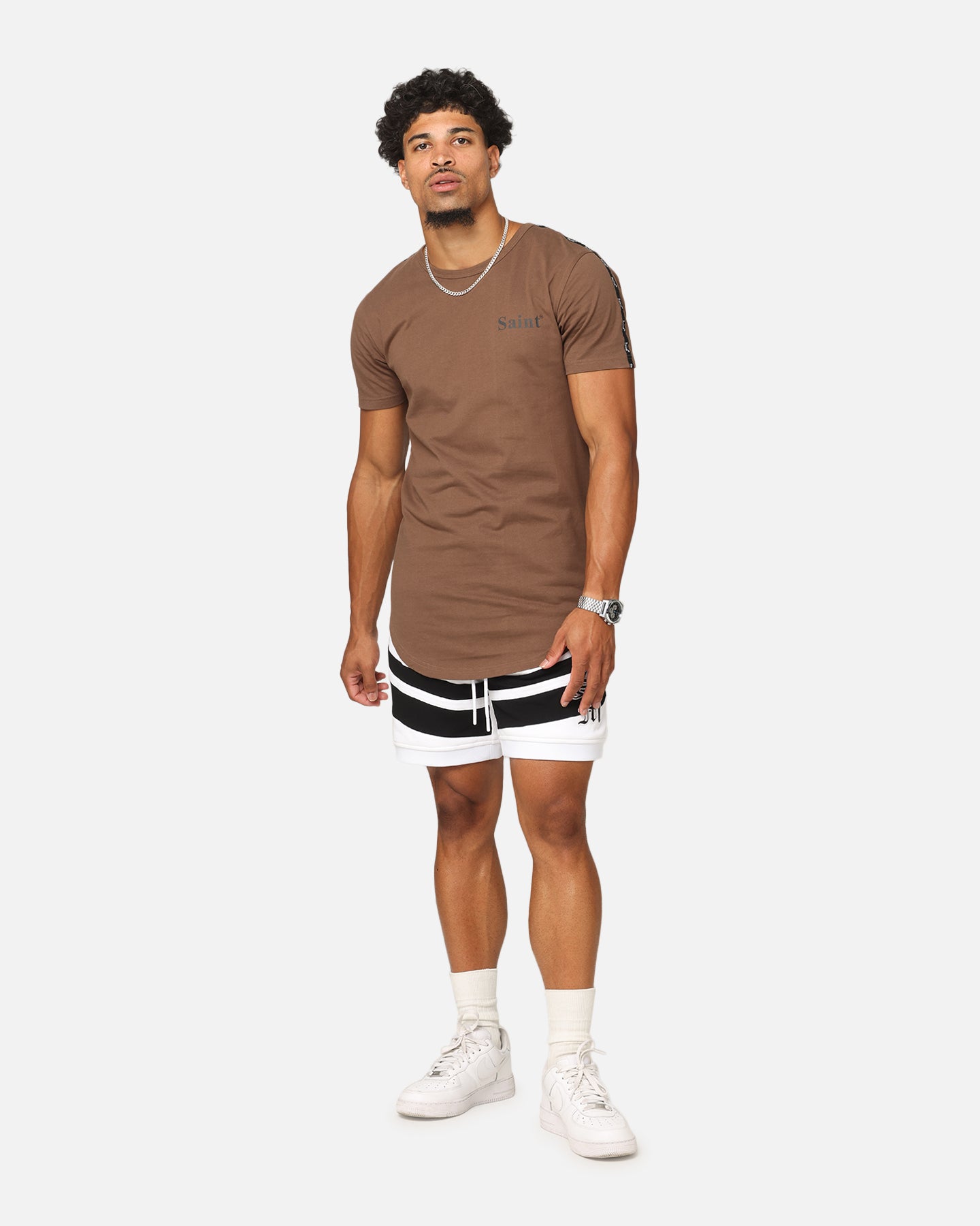 Saint Morta Numeraire Sport El Duplo T-Shirt Dark Brown