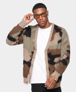 XXIII Camo Mohair Cardigan Camo