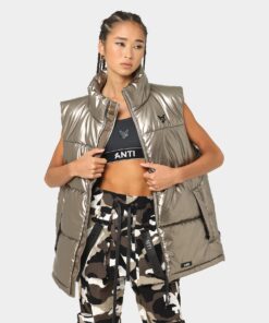 The Anti Order Anti Joy Puffer Vest Pewter