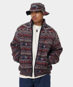 Supreme X Missoni Reversible Knit Jacket Navy