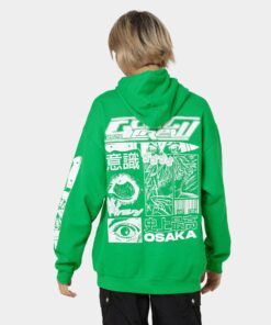 Goat Crew Osaka Hoodie Green