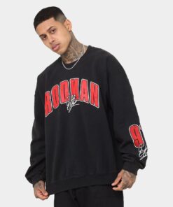Rodman Brand Rodman Stats Crewneck Black Wash