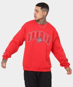 Rodman Brand Rodman Stats Crewneck Red