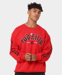 Rodman Brand Rodzilla Crewneck Red