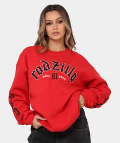 Rodman Brand Rodzilla Crewneck Red