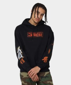 American Thrift X Samurai Jack Samurai Jack Hoodie Black