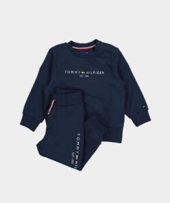 Tommy Hilfiger Infant Essential Crewsuit Set Twilight Navy