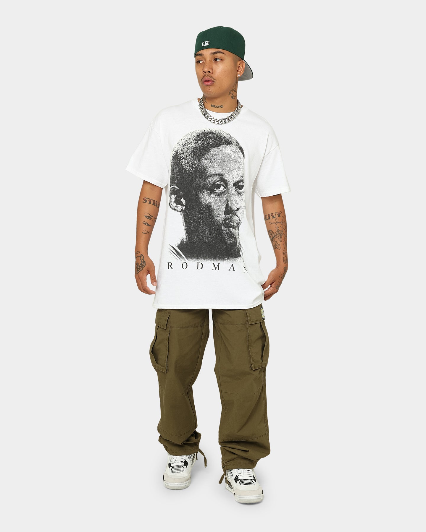 Rodman Brand Rodman Face UV T-Shirt White