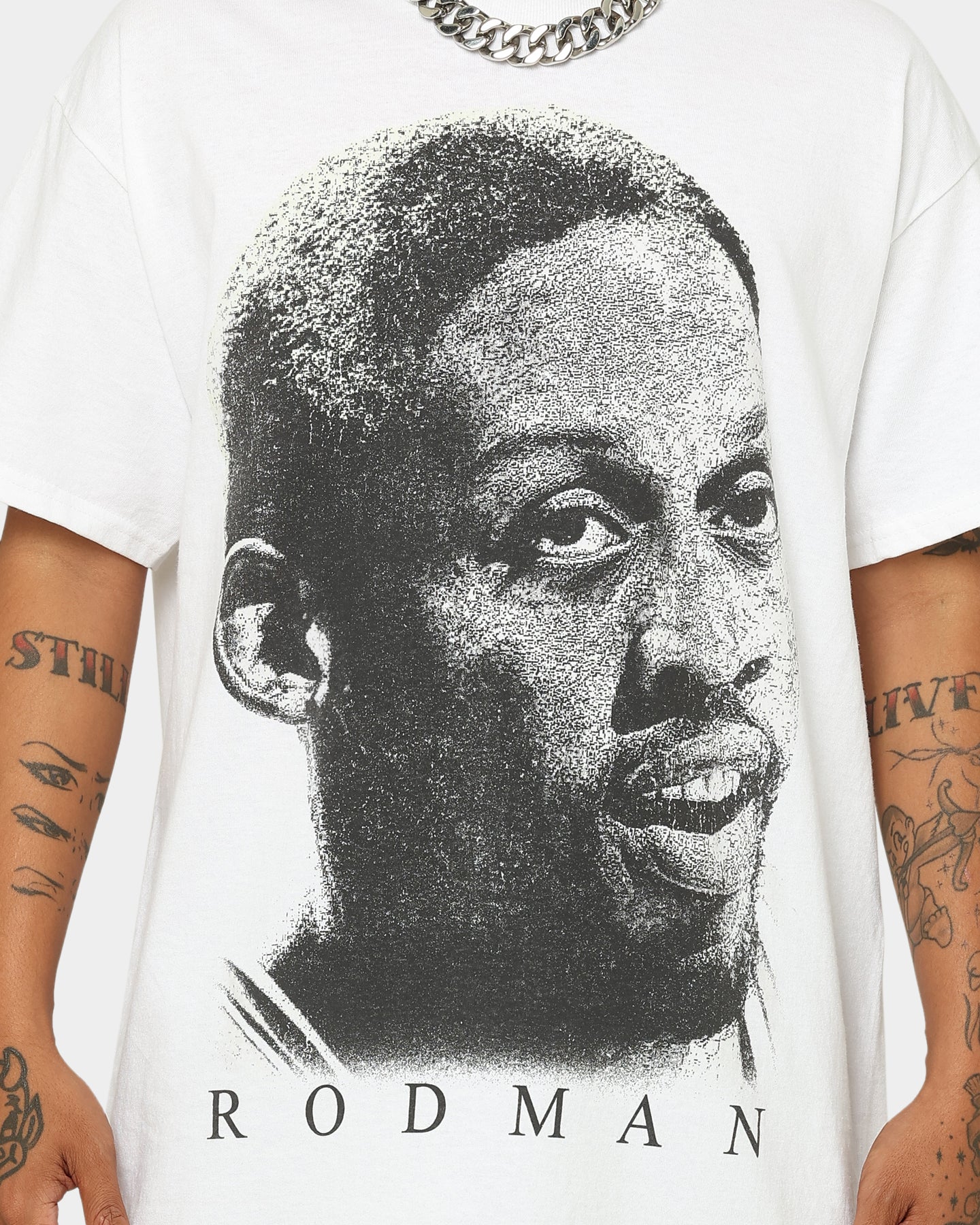 Rodman Brand Rodman Face UV T-Shirt White