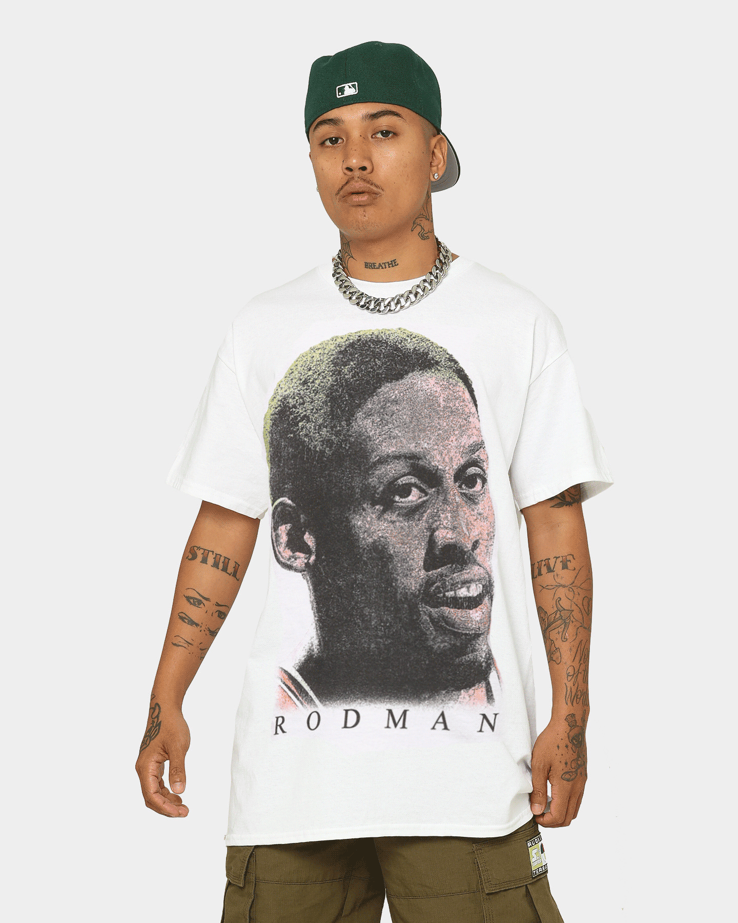 Rodman Brand Rodman Face UV T-Shirt White