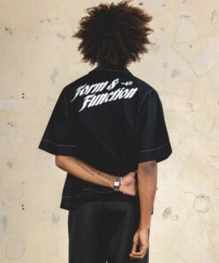 404 Form And Function Button Up Shirt Black