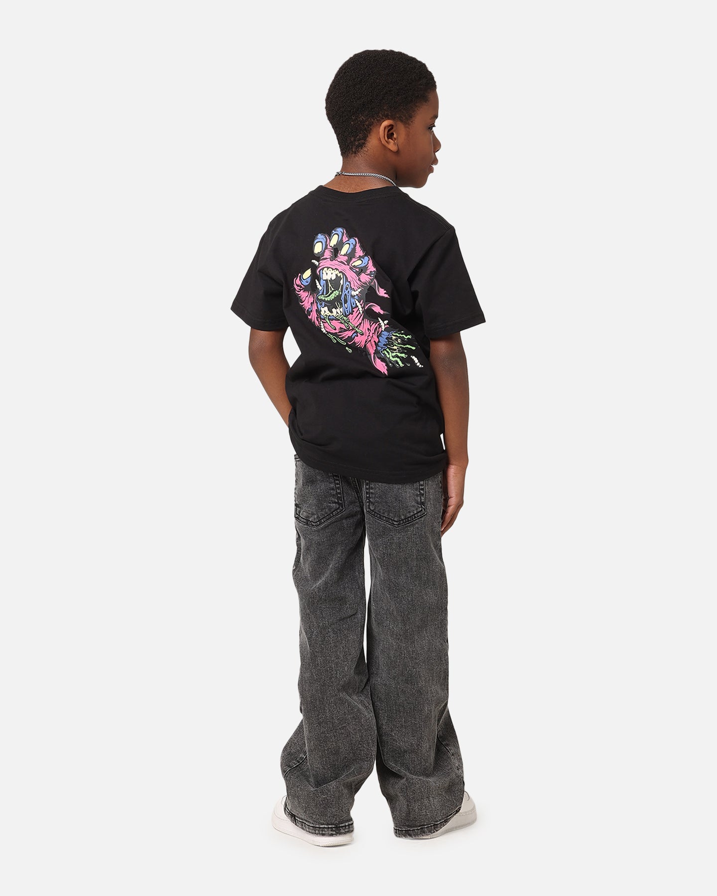 Santa Cruz Kid's Mummy Hand T-Shirt Black