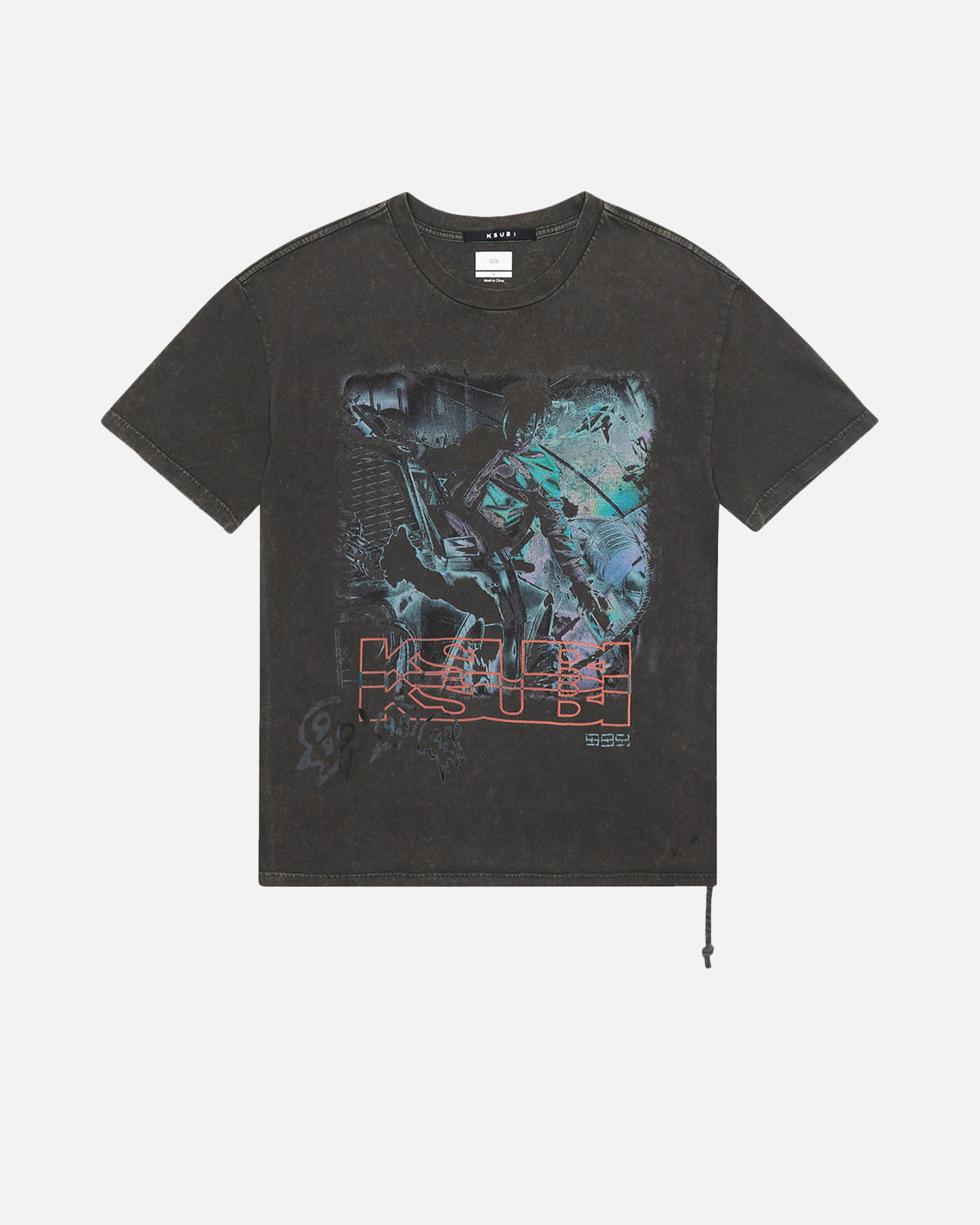Ksubi X Juice Wrld Super Juice Biggie T-Shirt Black