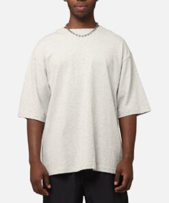 Carre Blanc Boxy T-Shirt Grey Marle