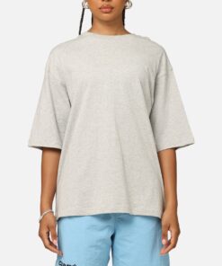 Carre Blanc Boxy T-Shirt Grey Marle