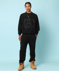 Carré Academy Oversized Crewneck Black