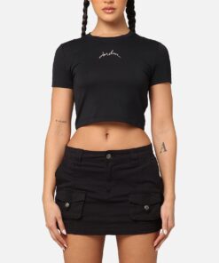 Jordan Women's Short Sleeve Graphic Slim Crop T-Shirt Legend Mid Brown