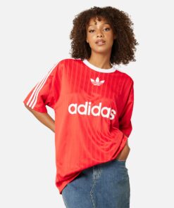Adidas Adicolour T-Shirt Better Scarlet/White