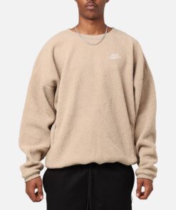 Nike Sherpa Winter Crewneck Khaki/Light Orewood