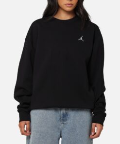 Jordan Essential Brooklyn Fleece Crewneck Black/White
