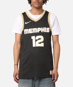 Nike Ja Morant Memphis Grizzlies Dri-FIT 2024 Select Series Jersey Black/Gold