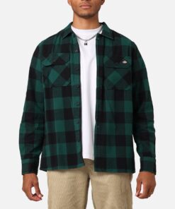Dickies Sacramento Flannel Shirt Spruce 2.0