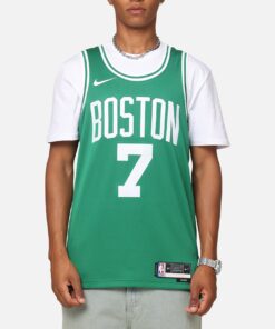 Nike Jaylen Brown Boston Celtics #7 Icon Edition 2022/23 Nike Dri-Fit NBA Swingman Jersey Clover