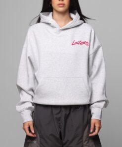 Loiter Chenille Premium Hoodie Grey Marle