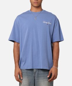 Tommy Jeans TJM OVZ Serif Linear T-Shirt Charmed