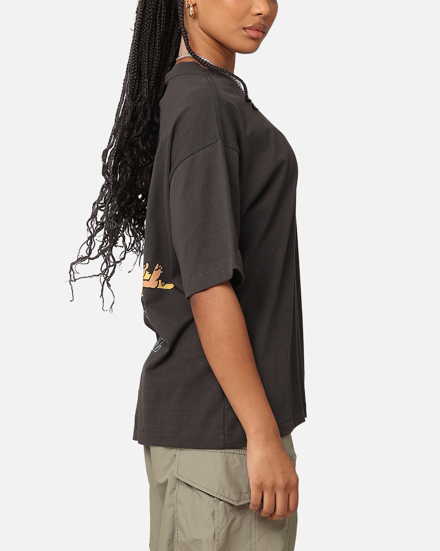 Market Just Do Nothing Fall T-Shirt Washed Black